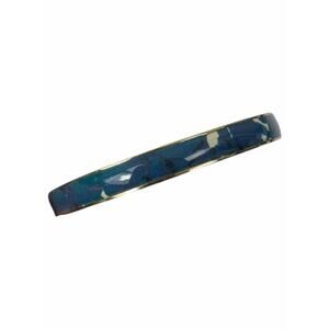 J. Crew Gold and Enamel Bangle Bracelet Blue